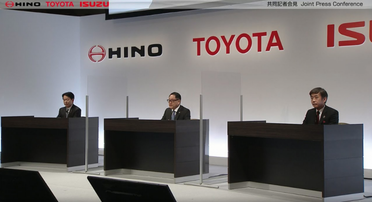 Los fabricantes japoneses Toyota, Hino e Isuzu desarrollarían un bus a hidrógeno en conjunto