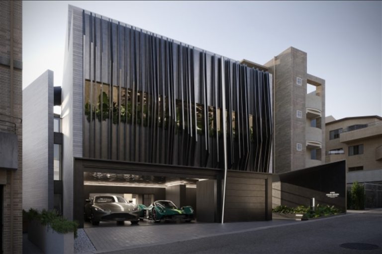 Aston Martin aplica su dominio del diseño a la primera casa de lujo en Japón
