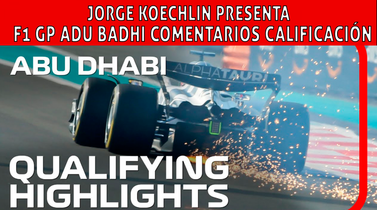 F1 GP Adu badhi resumen y comentarios post calificación
