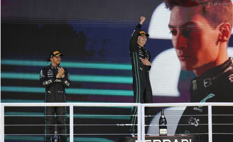 Tost ve a Russell en la pelea con Verstappen y Leclerc: «Ya es más fuerte que Hamilton»