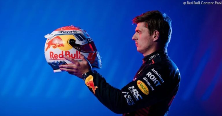 Verstappen presenta su casco 2023