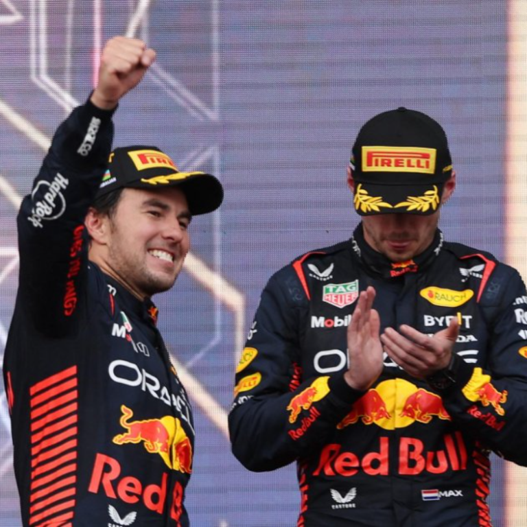Checo Pérez, fuera de Red Bull, y Max Verstappen, compañero del español, sorpresa en la F1