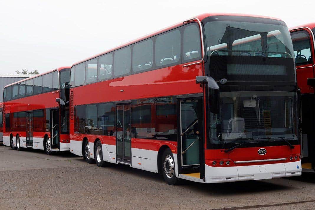 CHILE COMPRA BUSES URBANOS EV BYD