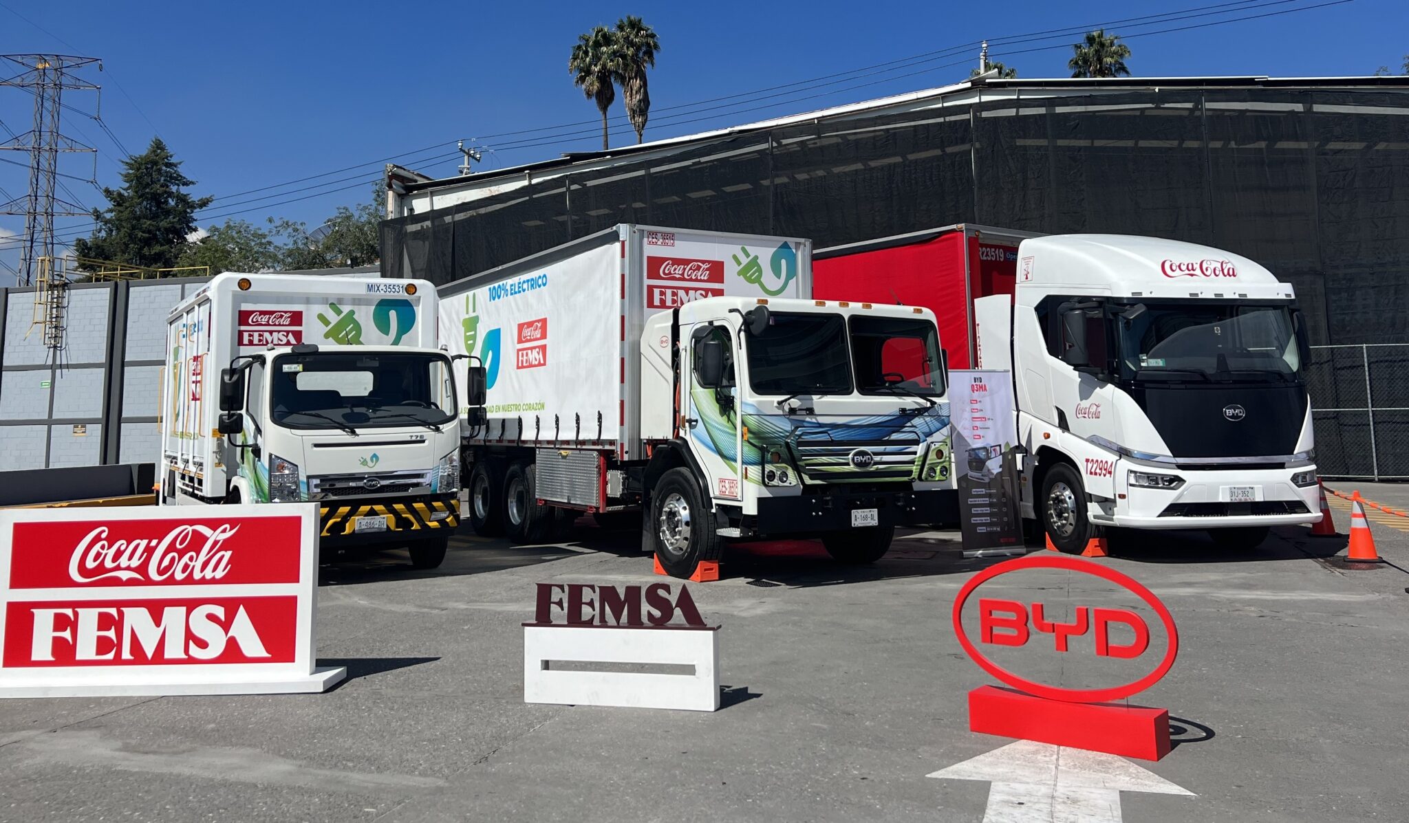 FEMSA México compra Camiones EV BYD