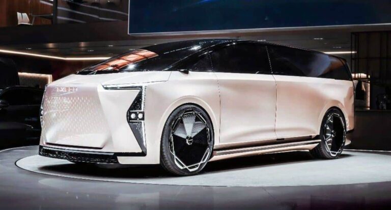 El MPV EV y EREV Exeed E08 de Chery puede llegar al mercado en el segundo semestre del 2024