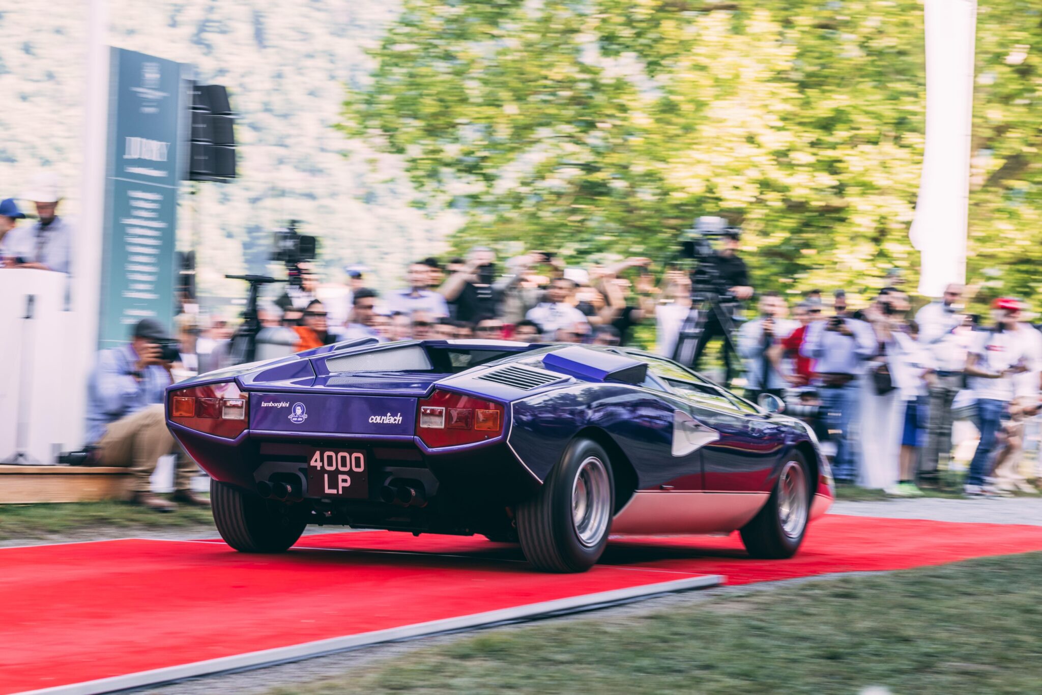 Cuatro obras maestras históricas de Lamborghini en el Concorso d'Eleganza Villa d'Este