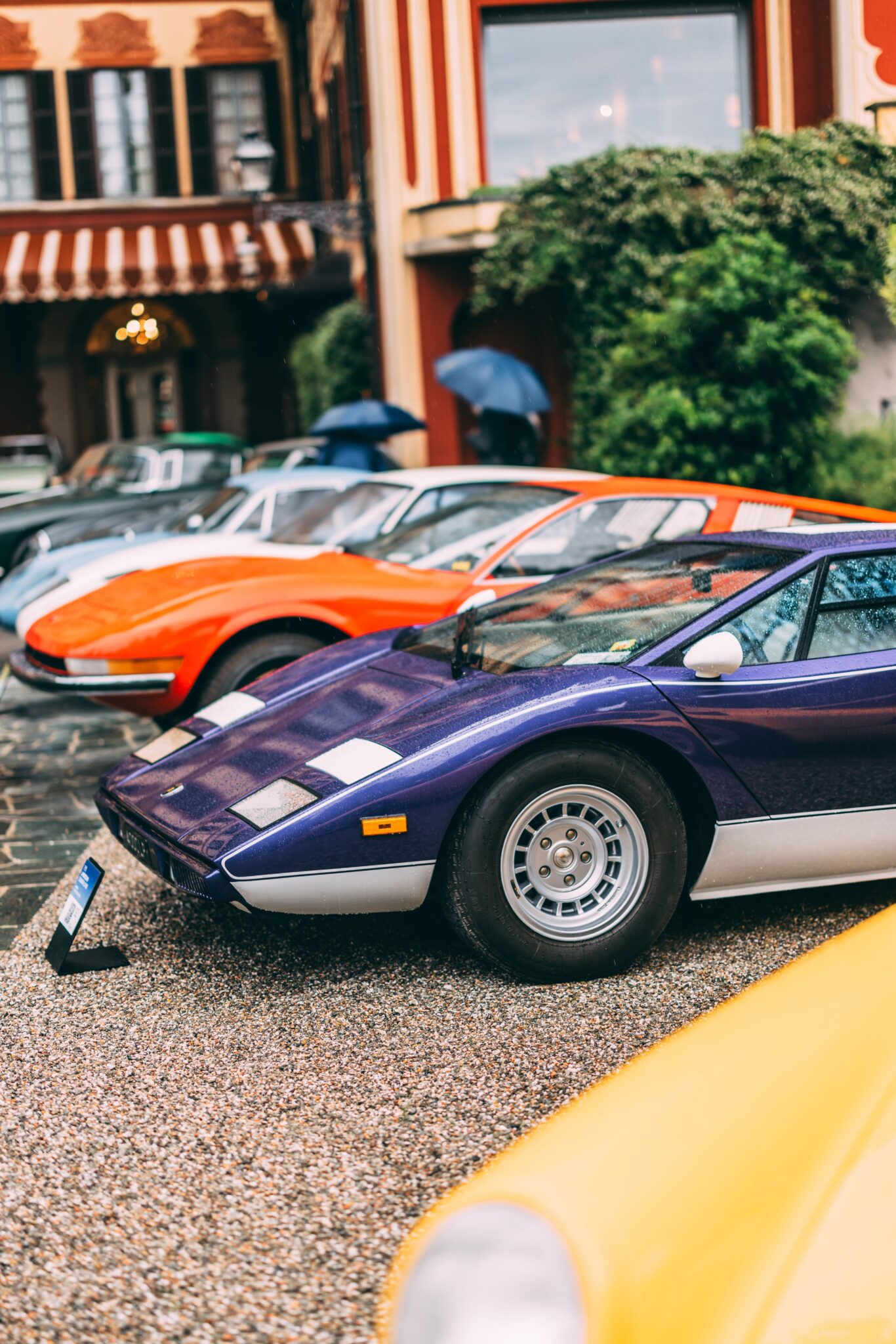 Cuatro obras maestras históricas de Lamborghini en el Concorso d'Eleganza Villa d'Este