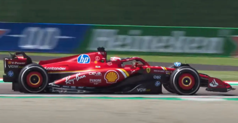 Ferrari completa un excelente día en Imola con Leclerc logrando la primera posición en la FP2