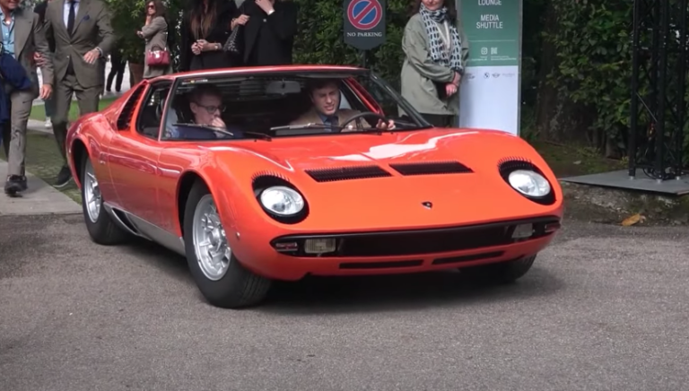 Cuatro obras maestras históricas de Lamborghini en el Concorso d'Eleganza Villa d'Este