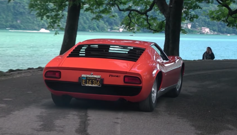 Cuatro obras maestras históricas de Lamborghini en el Concorso d'Eleganza Villa d'Este