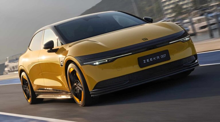 Zeekr 007 se convierte en el quinto vehículo eléctrico más rápido en un circuito