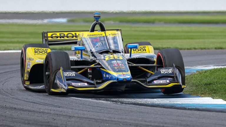Colton Herta estableció la vuelta más rápida con 234,974 MPH en el Fast Friday