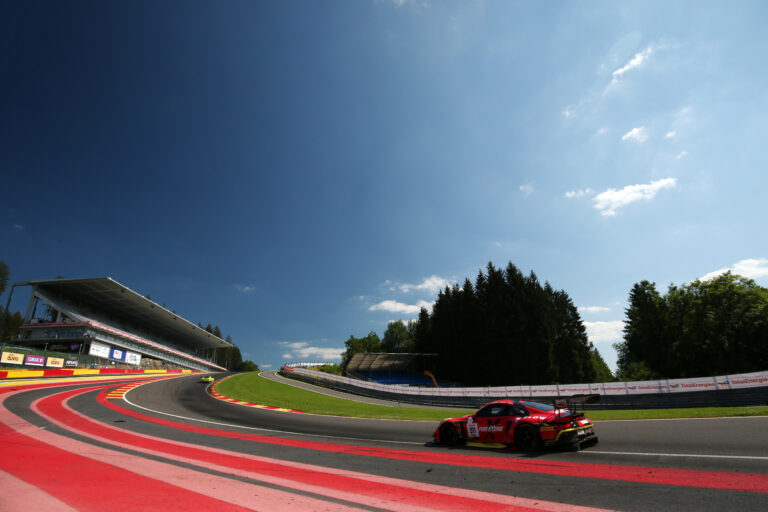 Pirelli en el centro de la acción en el majestuoso circuito de Spa durante la centésima edición de las 24 Horas de Spa