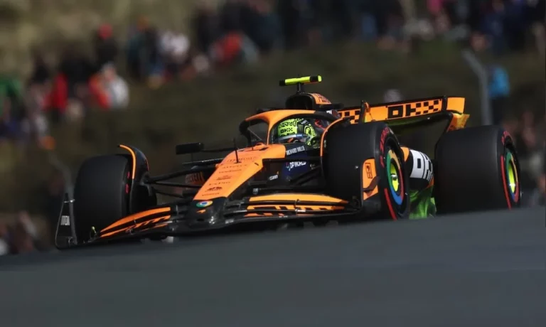 Norris superó a Verstappen en los primeros entrenamientos libres del GP de Países Bajos