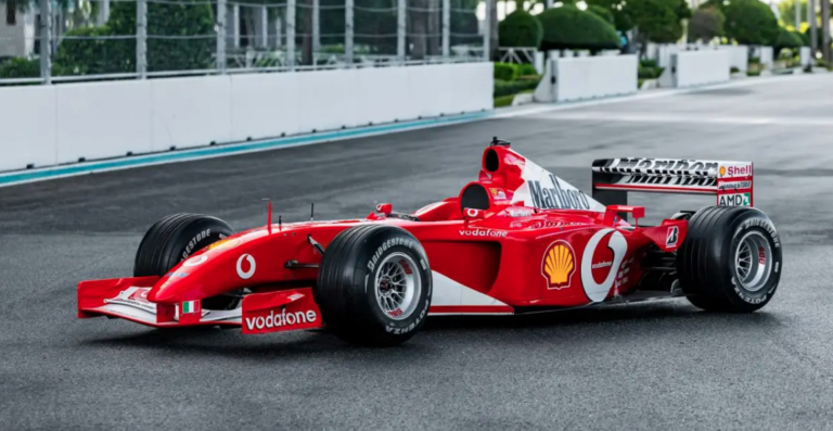 El F2001b de Schumacher que ganó el GP de Australia en 2002 con el chasis 215, sale a subasta en Sotheby’s