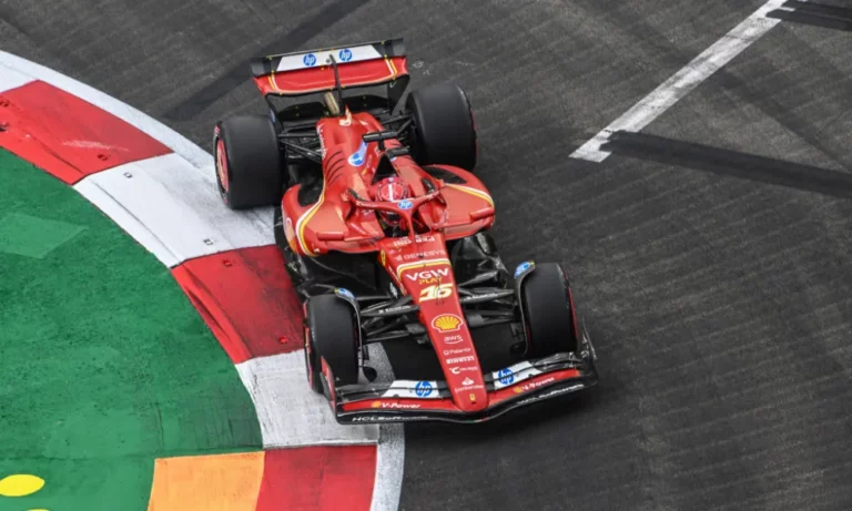 Charles Leclerc supera a Lando Norris en los primeros entrenamientos libres del GP de Singapur