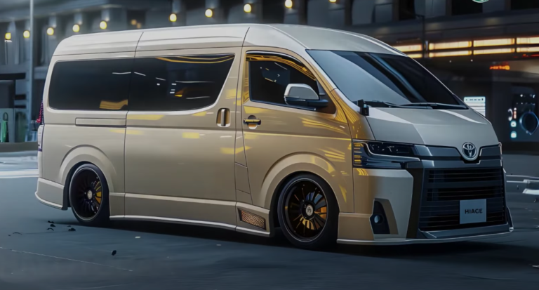 Un avance de la HiAce 2025: la van de lujo de Toyota