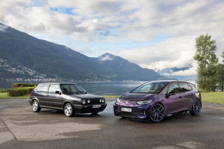 Volkswagen presenta el ID.3 GTX Fire+ICE en el ID. Meeting como homenaje al Golf II