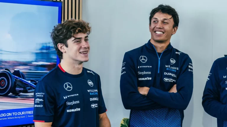 Franco Colapinto recibe una emocionante sorpresa previa a la carrera del fin de semana