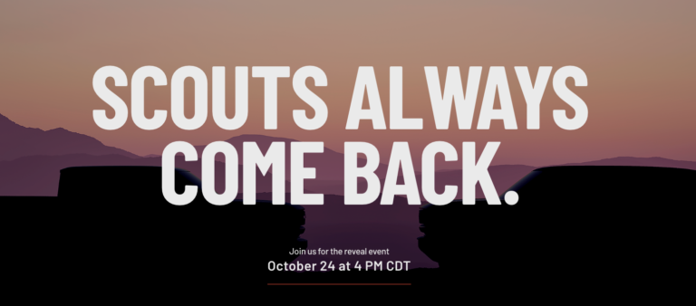 Los Scouts siempre vuelven, hoy desde las 4pm debutará una nueva camioneta y SUV Scout