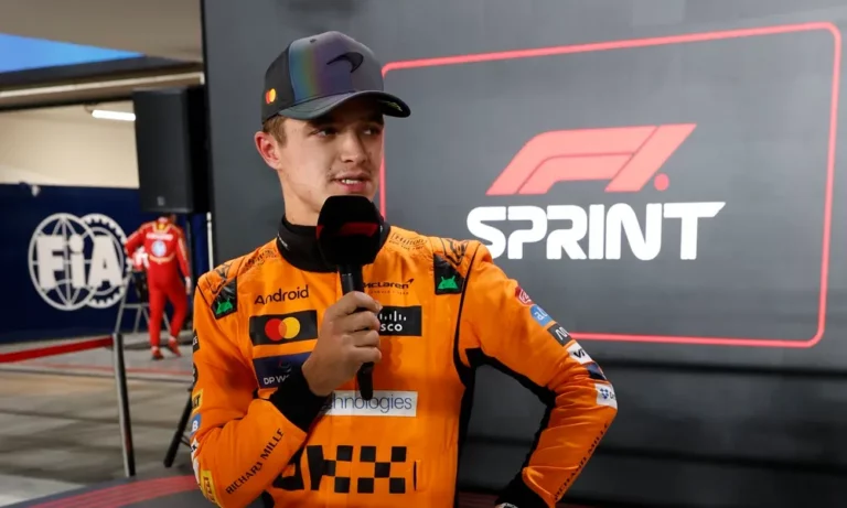 Norris ‘aferrado al auto’ para conseguir la pole en el Sprint