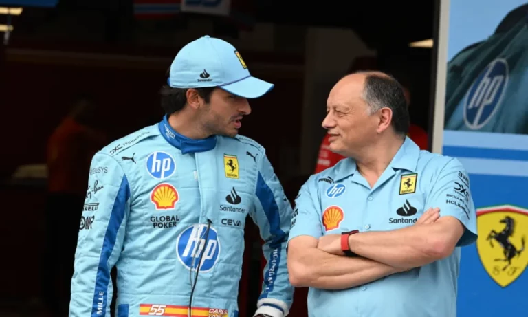 Fred Vasseur elogia el enfoque de Sainz en su última temporada con Ferrari