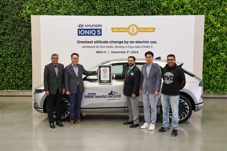 Hyundai IONIQ 5 participa en el concurso GUINNESS WORLD RECORDS