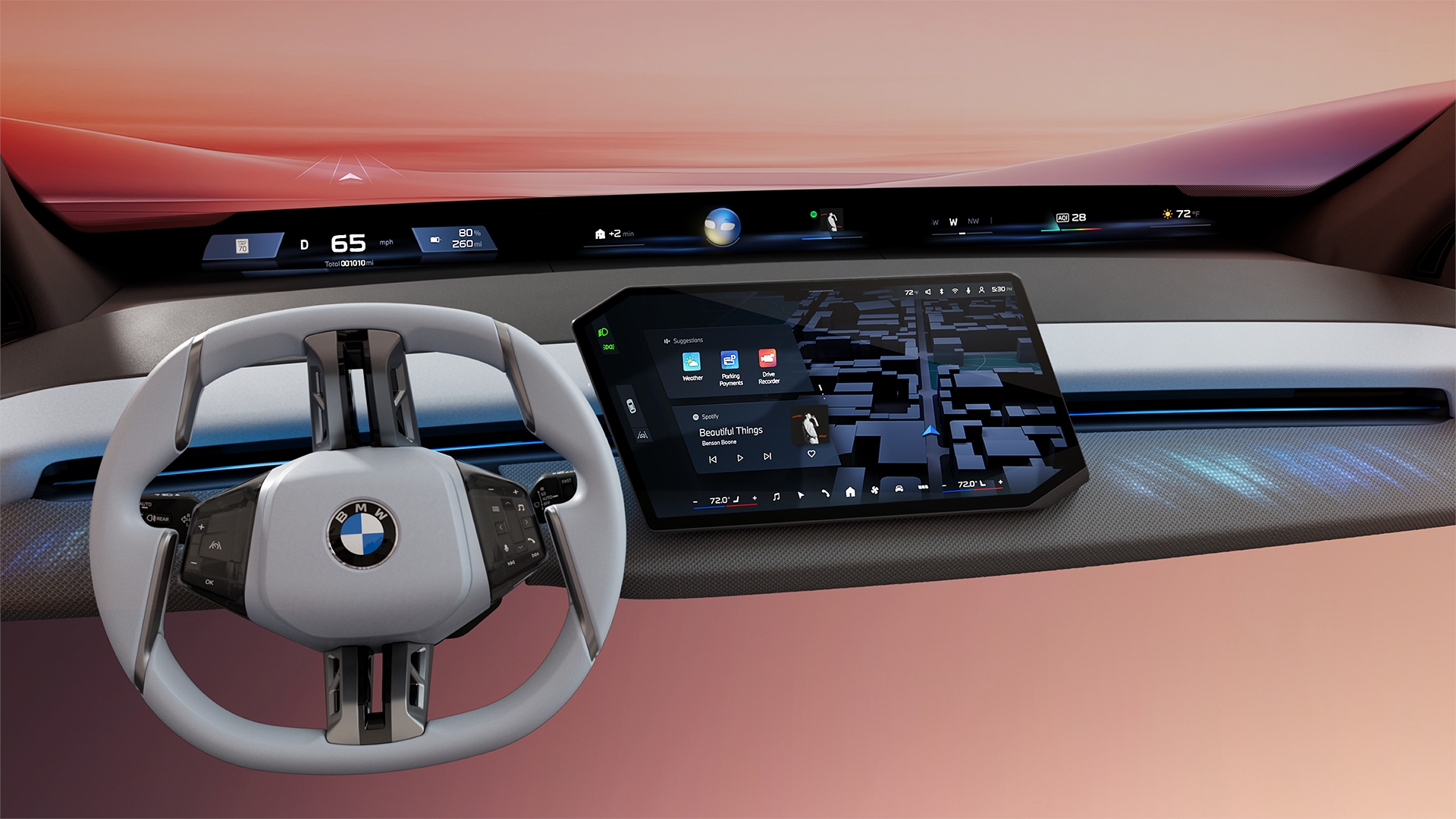 CES 2025: El nuevo BMW Panoramic iDrive revoluciona el manejo del vehículo