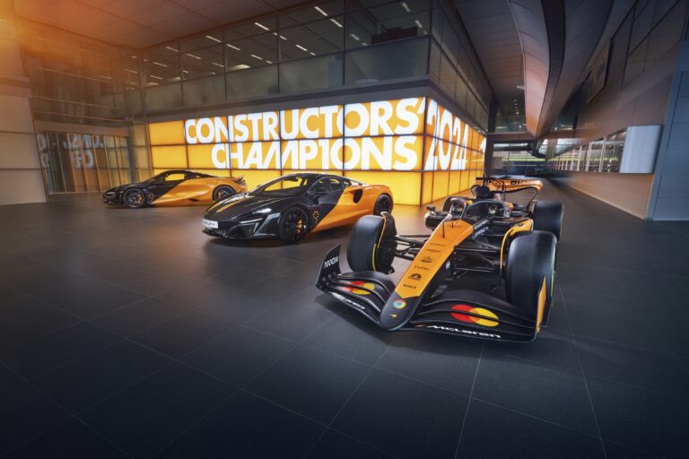 Los superdeportivos ultra exclusivos Artura y 750S MCL38 Celebration Edition rinden homenaje a la novena victoria de McLaren en el Campeonato de Constructores de Fórmula 1