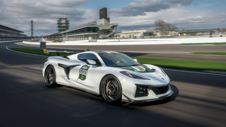 El Chevrolet Corvette ZR1 marcará el ritmo de la 109.ª edición de las 500 Millas de Indianápolis