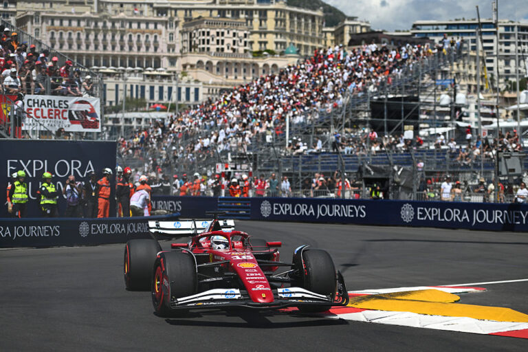 GP de Mónaco – FP2: Charles Leclerc sigue liderando, mientras Isack Hadjar comete una serie de errores