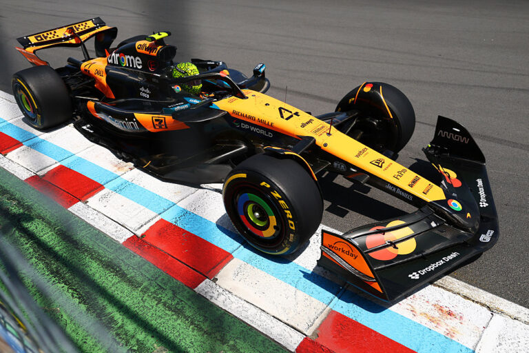 Lando Norris marca el tiempo más rápido por delante de Charles Leclerc en la FP3