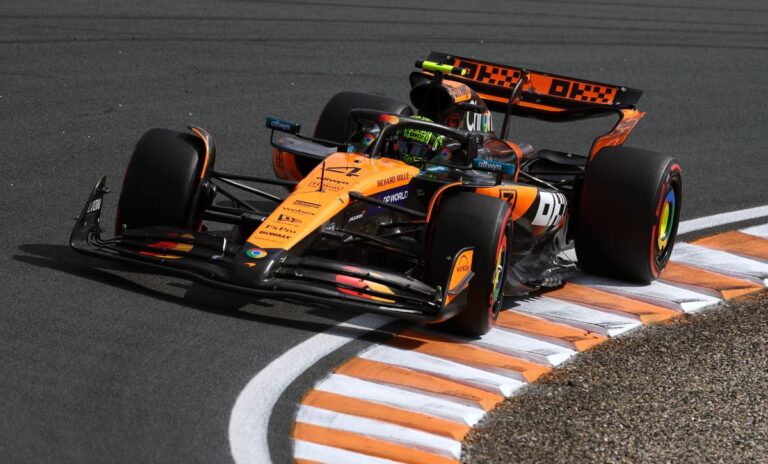 Norris se mantiene en cabeza mientras Alonso sorprende en los segundos entrenamientos libres del GP de Países Bajos