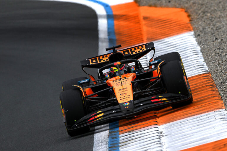 Oscar Piastri le arrebata la pole a Norris en Zandvoort; Hadjar sorprende con un 4º puesto