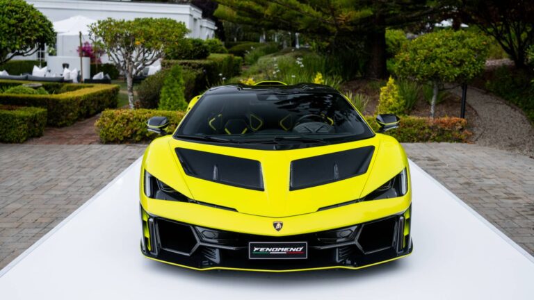 Lamborghini deslumbró en Pebble Beach con el Fenomeno y un despliegue histórico