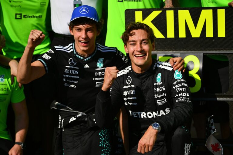Mercedes confirma continuidad: Russell y Antonelli seguirán en 2026