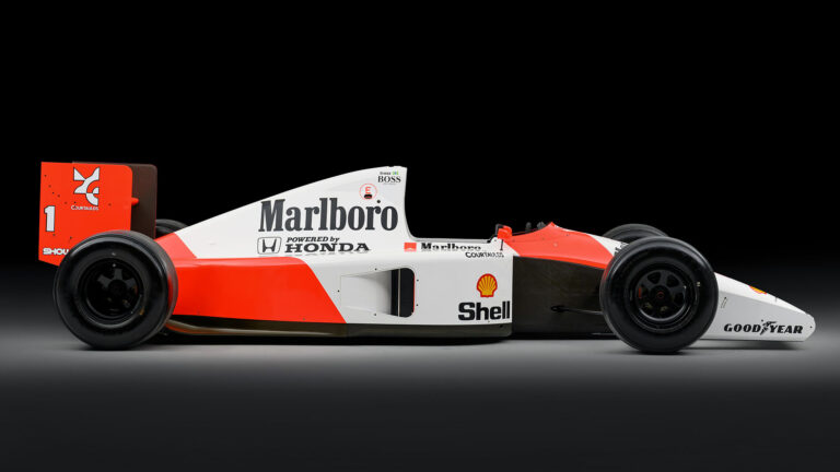 El McLaren con el que Senna ganó su primer GP de Brasil será subastado en diciembre