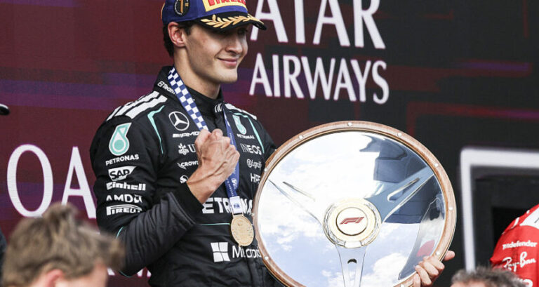 George Russell echa de menos a Max Verstappen en la lucha por el título: “Nos respetamos mutuamente”