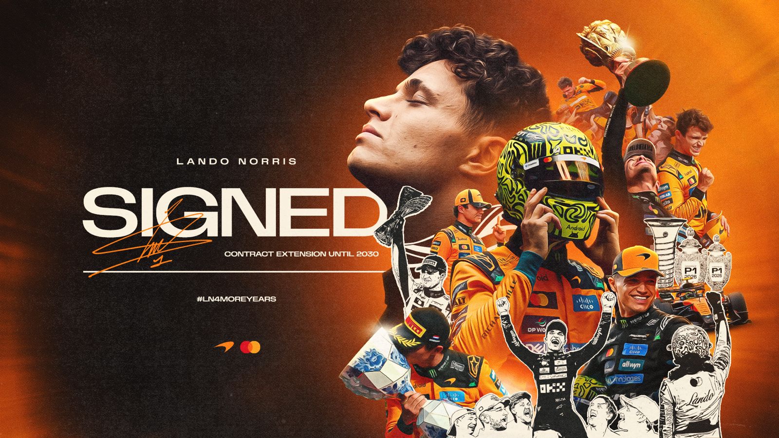 Lando Norris extiende su contrato con McLaren hasta 2030