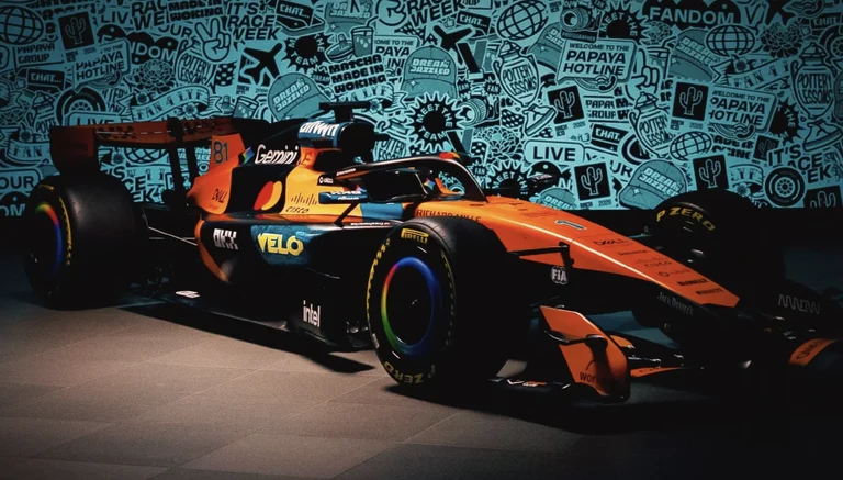 McLaren presenta una decoración especial para el GP de México inspirada en sus aficionados